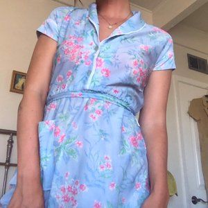 Vintage Pastel House Dress
